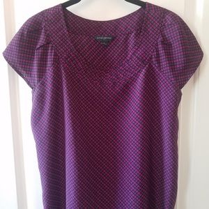 Banana Republic Purple/Pink Silk Top